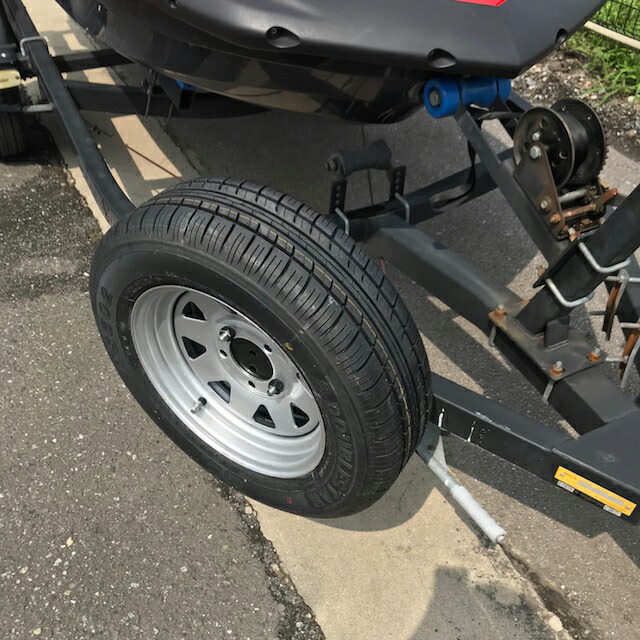 【楽天市場】スペアタイヤホルダー70mm×50mm フレーム用5穴 REXトレーラー/AQトレーラー：Marine Days