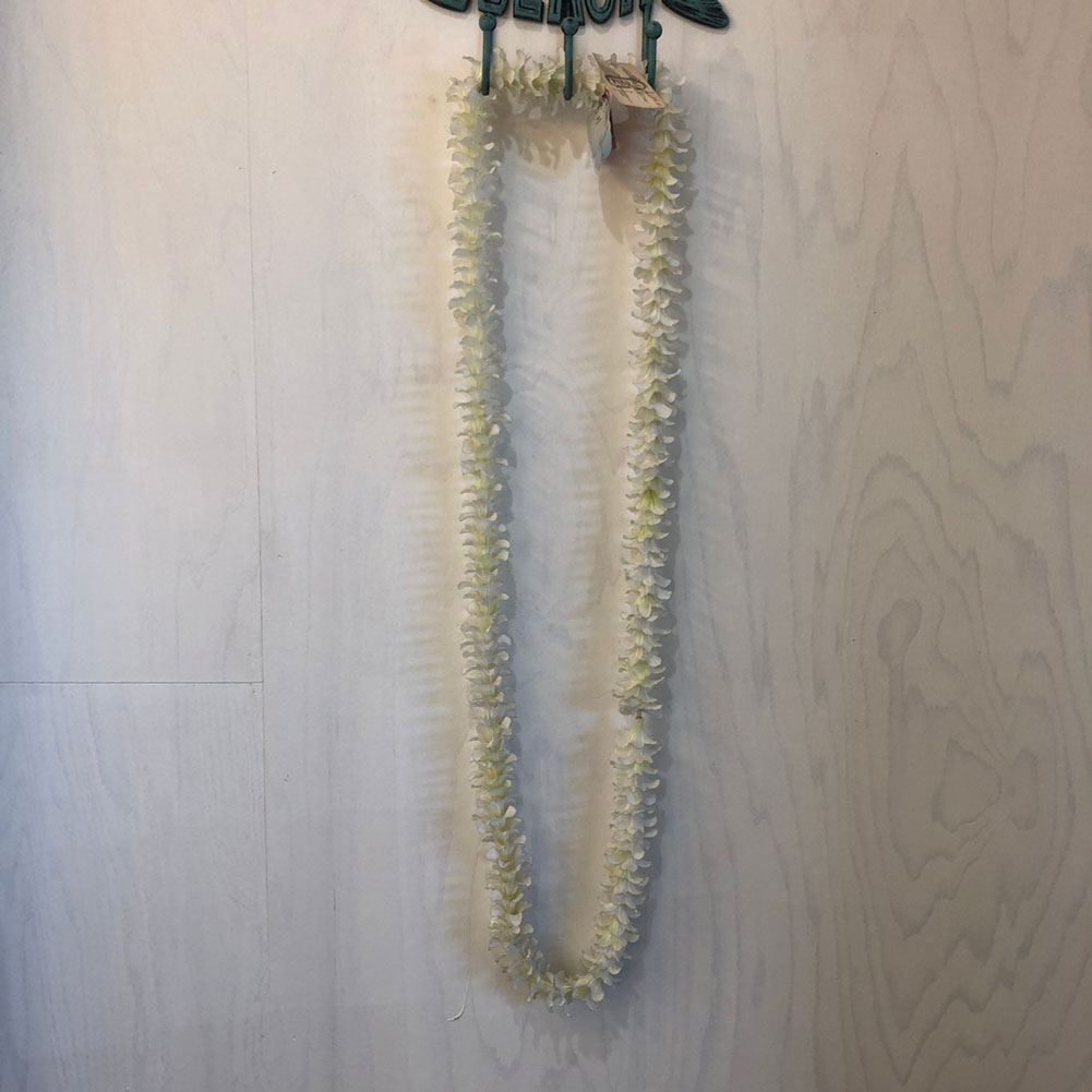 マラソンp最大25倍4 16 金 01 59迄 現品限り フラダンス ハワイ ロングレイ ホワイト 144cm ハワイアン雑貨 ハワイ お土産 花飾り インテリア ディスプレイ フラダンス 衣装 レイ ハワイアンフラワー 首飾り Clickcease Com