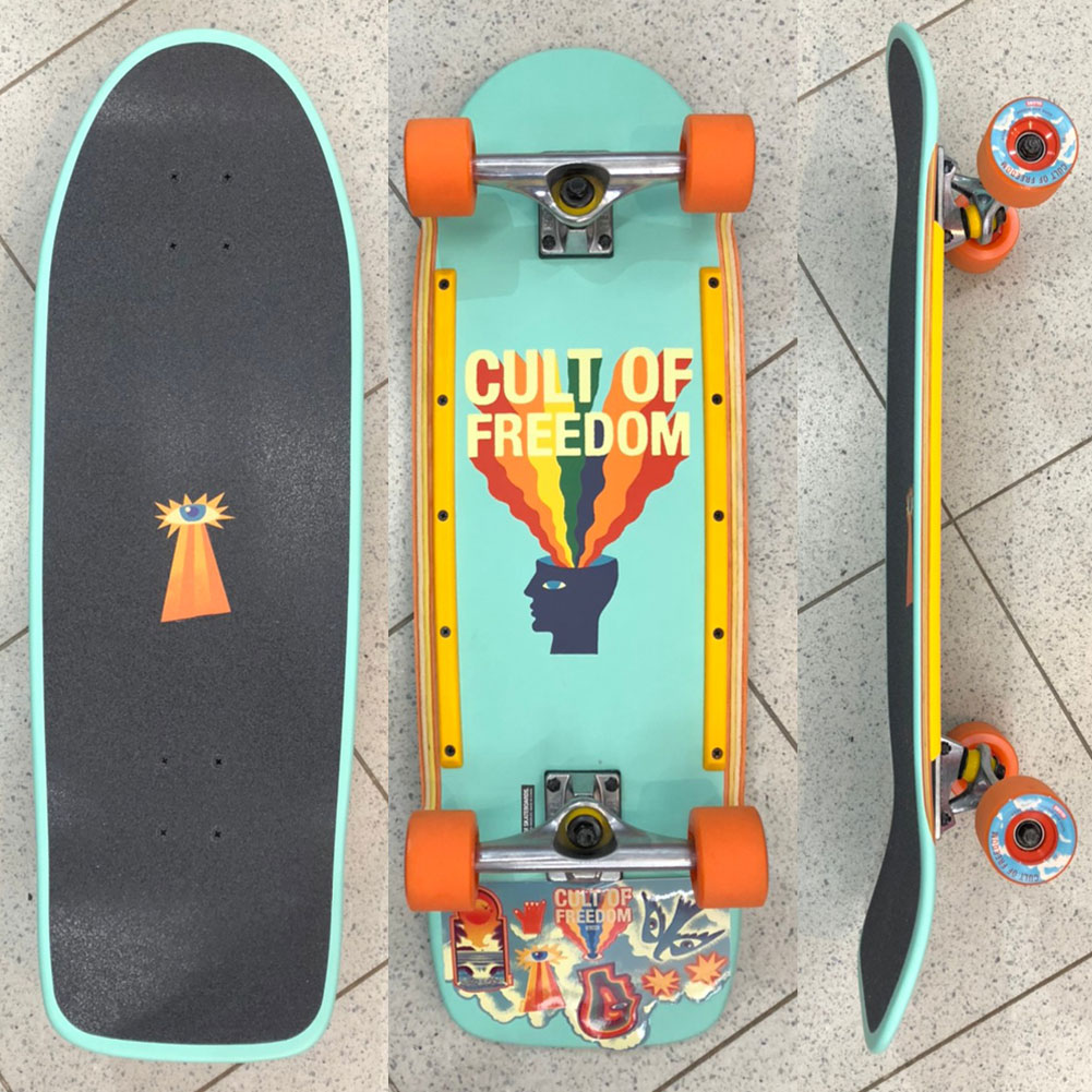 平日13時までのご注文は当日発送 スケートボード コンプリート 31インチ デッドクックス グローブ バーナー カルトオブフリーダム 6 5インチ Globe Dead Kooks Skateboard Burner Cult Of Freedom Explode クルーザー スケート デッキ サーフィン グッズ Av Drop Com