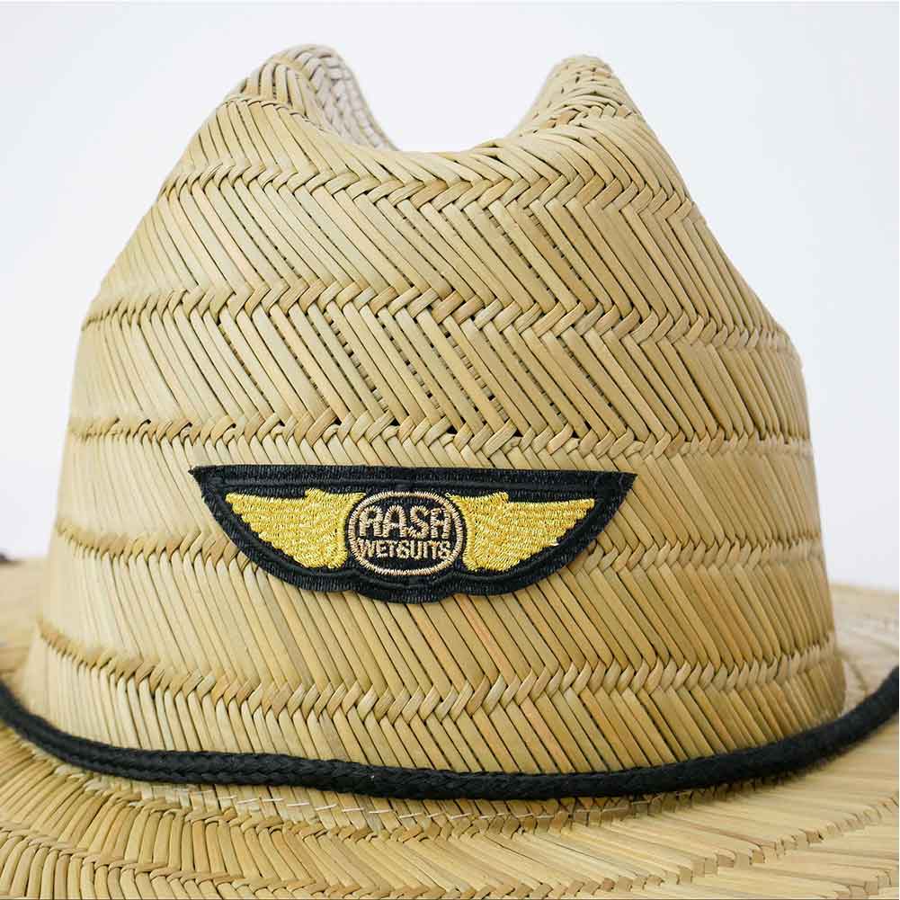 市場 平日13時までのご注文は当日発送 ライフガードハット Hat ストローハット 22 ラッシュ 麦藁 サーフィン 麦わら Life Rash Guard 帽子 メンズ