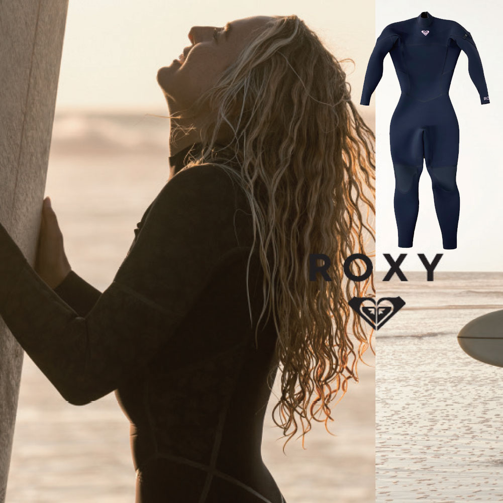 【20日 全商品 ポイント 2倍】 ROXY ロキシー ３ミリ ２ミリ レディース ウェットスーツ 3mm 2mm オールステッチレス ロングチェストジップ フルスーツ SWELL SERIES LCZ STITCHLESS RWT1241712T 2024 春夏 女性 サーフィン 長袖 人気 おすすめ
