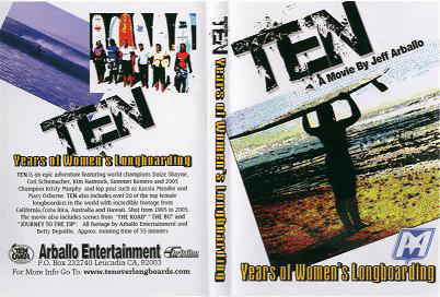【マラソン ポイント 最大 32倍 クーポンあり】 TEN women's long10ウーマンズロングボード ロングボードDVD dvdl1640