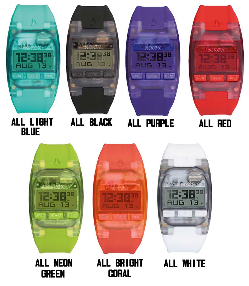 訳ありセール格安 マラソンp最大29 5倍4 23 金 00 Nixon腕時計 ニクソン 時計 The Comp S メンズ腕時計 サーフウォッチ レディース スケルトン 日付表示 デュアルタイム クロノグラフ タイマー バックライト タイドグラフ 10気圧防水 ギフト プレゼント