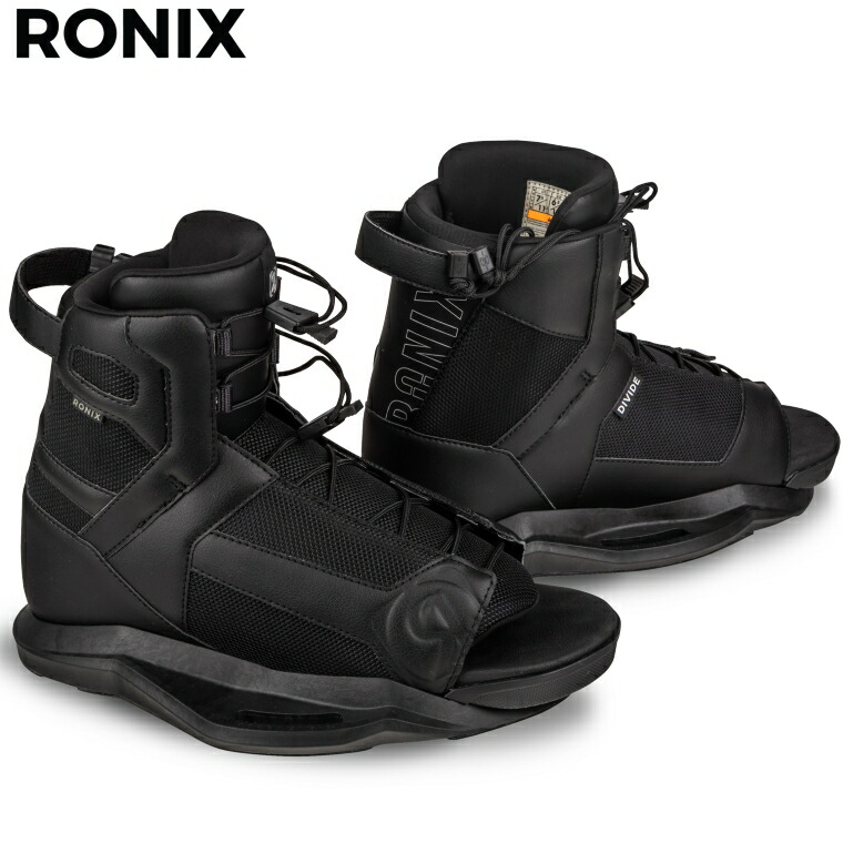 ロニックス ディバイド ウェイクボード ビンディング 2025年真似形 RONIX DIVIDE 最新 ブーツ バインディング オープントゥ 引き請ける 定まり品 貨物輸送無料