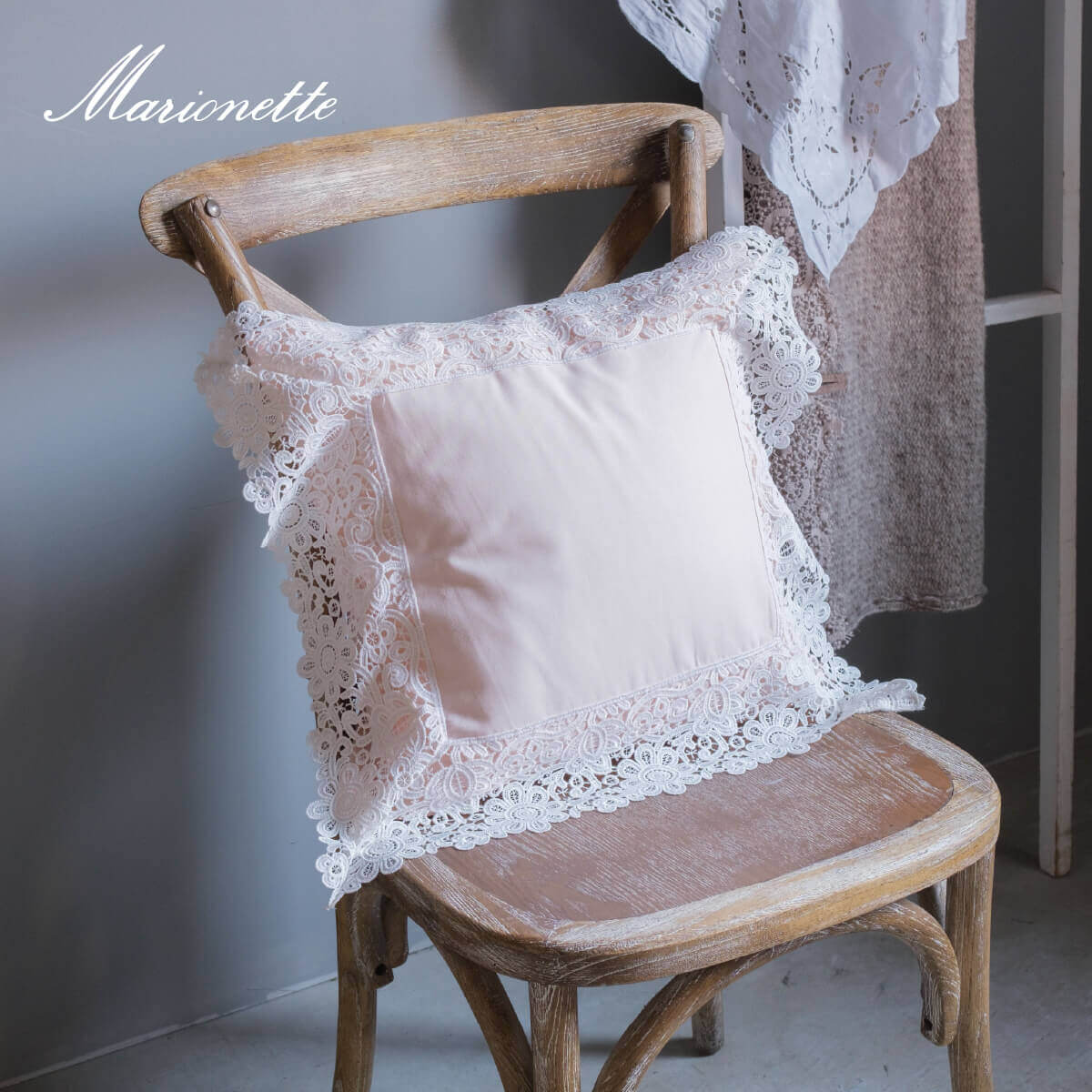 楽天市場】ボビンレース ピローケース 43x63cm フリル レース リボン