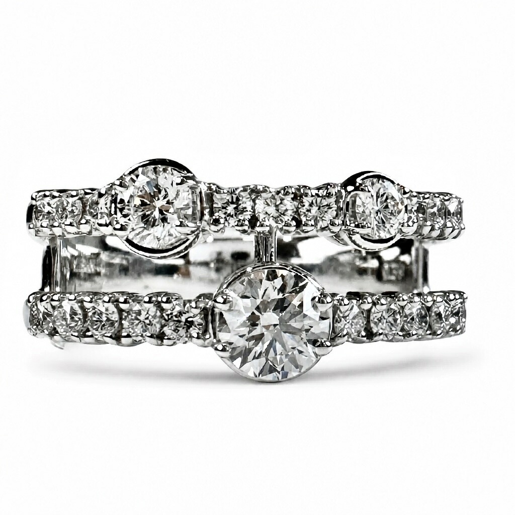【中古】TASAKI タサキ K18WG ダイヤ計0.96ct リング｜Mariposa神楽坂店