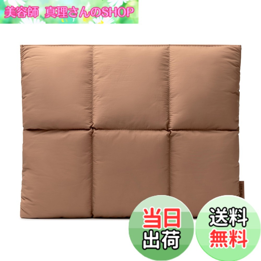【送料無料】Comfyable Puffy ラップトップスリーブ 16インチ キルトパファーラップトップキャリーケース ピローケース MacBook Pro 16 インチ M3 M2 Pro/Max 2023 & M1 2021-2019対応 16インチカバー, MacBook Air 15インチ M4 2025 A3241 M3 M2 2023 A2941, クレイ