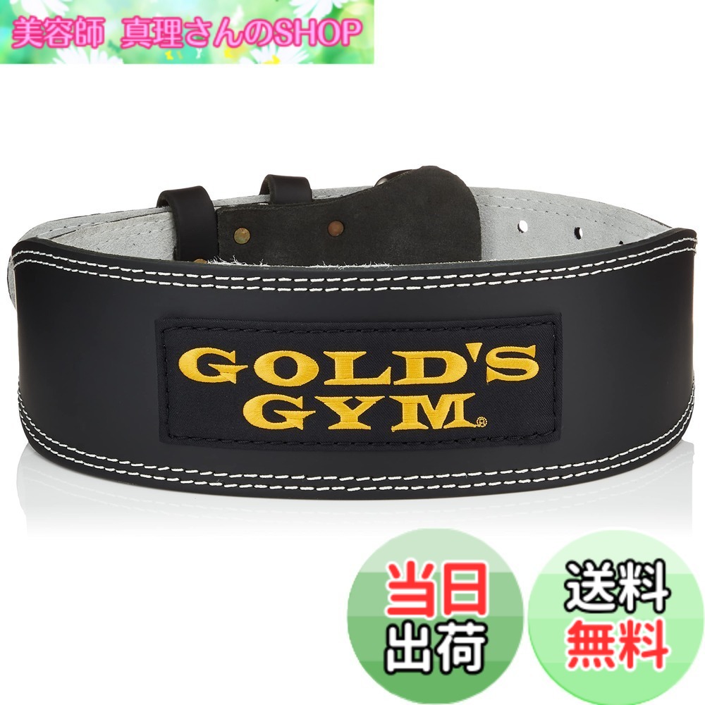 【貨物輸送無料】ゴールド体育館(GOLD\u0027S GYM) 定番一般受け! 高甚だしいのトレーニングレザーベルト 未経験者~上級者 体幹腹圧の釣りあい、疵ぐち押しとどめるに! スクアット デッド昇降機 G3368 BK 色：黒いこと、大きさ：XL 酉の方角引き合い95~105糎
