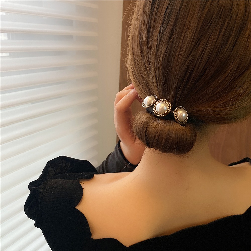 上等 ヘアアクセサリー White シンプル オシャレ