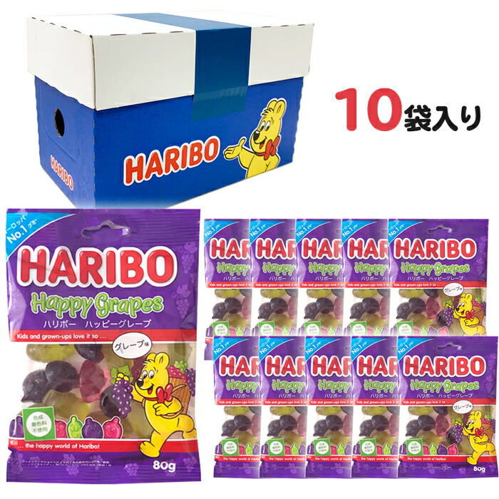 楽天市場 ハリボー Haribo グミ ハッピーコーラ 1ケース 80g X10 1箱 人気 おやつ お菓子 こども 子供 歯の健康 詰め合わせ ケース買い まとめ買い 箱買い 送料無料 送料込み 箱付き グミマニア Market Basket