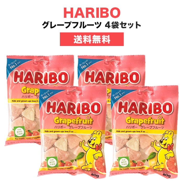 楽天市場】【クリックポスト対応】 ハリボー HARIBO ピーチ ４袋