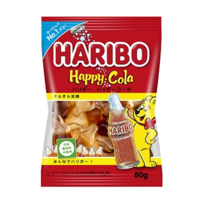 楽天市場 Haribo ハリボー グミ ハッピーコーラ 80g お試し１袋 人気 おやつ お菓子 こども 子供 歯の健康 Market Basket