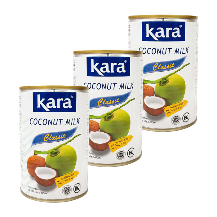 市場 送料無料 3缶 kara ココナッツミルク milk coconut 3缶セット ココナッツミルク缶