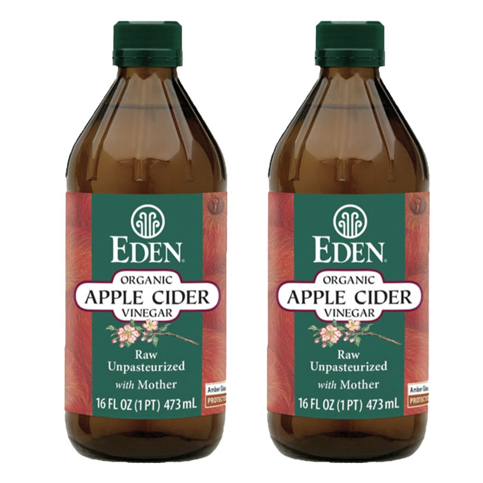 【送料無料 ビネガー2本】エデン EDEN 有機アップルビネガー 473ml リンゴ酢 りんご 酢 アリサン画像
