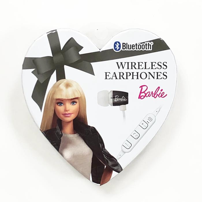 楽天市場 クリックポスト発送 ワイヤレスイヤホン スマホ イヤホン Bluetooth ハンズフリー ワイヤレス コードレス バービー Barbie ガーリー 可愛い 女の子 女子 送料無料 送料込み Market Basket