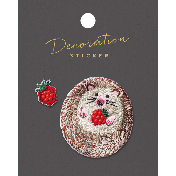 よこからのハリネズミ防水ステッカー ハリネズミ ウォールステッカー ANIMAL LIFE アニマルライフ