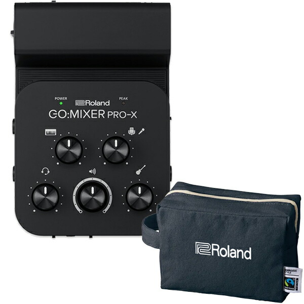 [ロゴ入りポーチ プレゼント] Roland ローランド GO:MIXER PRO-X　スマートフォン用小型ミキサー