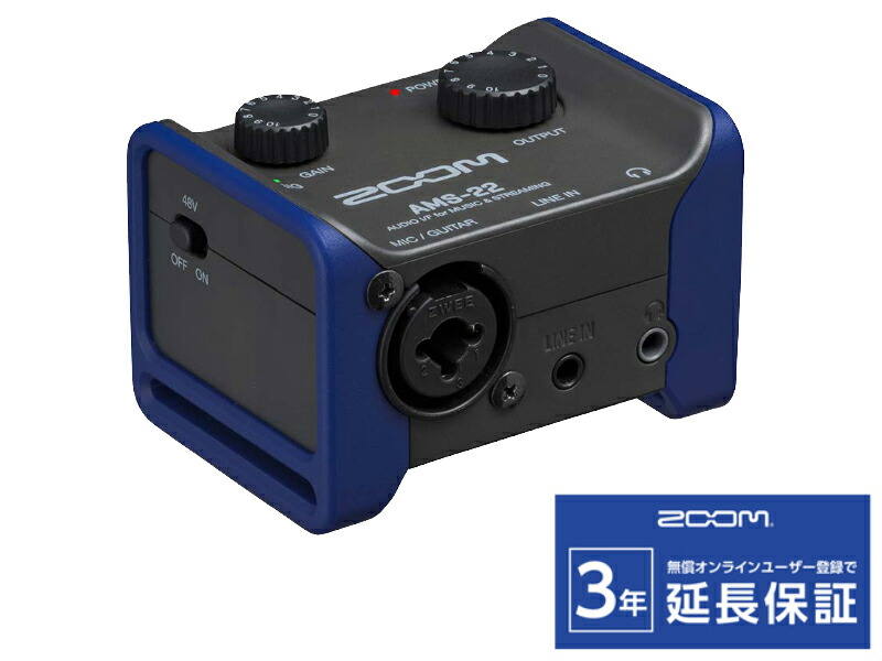 楽天市場】ZOOM USBオーディオインターフェイス AMS-24 : 楽器の