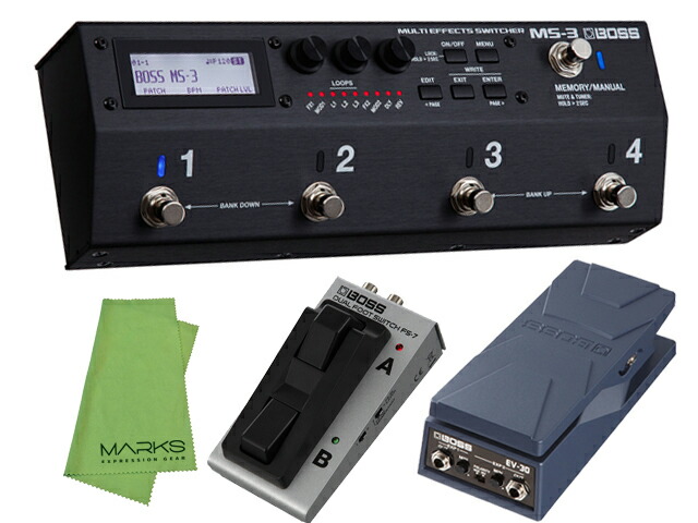 新作グッ BOSS MS-3 + EV-30 FS-7 セット 新品 californiabonsai.com