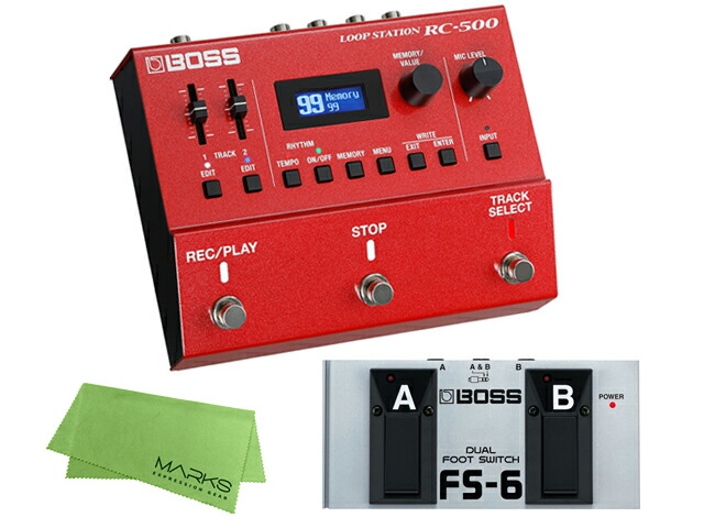 BOSS ボス RC-500 + FS-6 セット　エフェクター