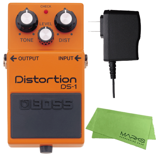 BOSS ボス Distortion DS-1 +PSA-100S2　セット［マークス・オリジナルクロス付］