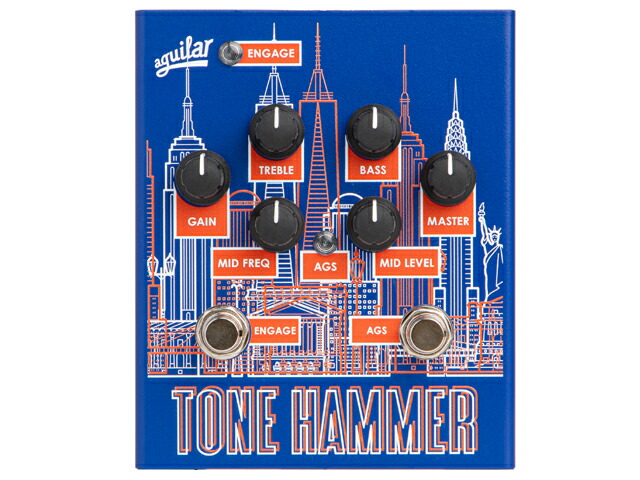 Aguilar アギュラー PEDAL TONE HAMMER LTD NYC　ストンプボックス／プリアンプ