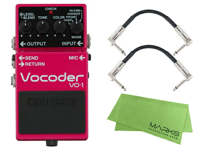 【先着限定最大12.5%OFFクーポン 7/18～】BOSS ボス VO-1 + モリダイラパッチケーブル2本 セット［マークス・オリジナルクロス付］　エフェクター｜マークスミュージック店