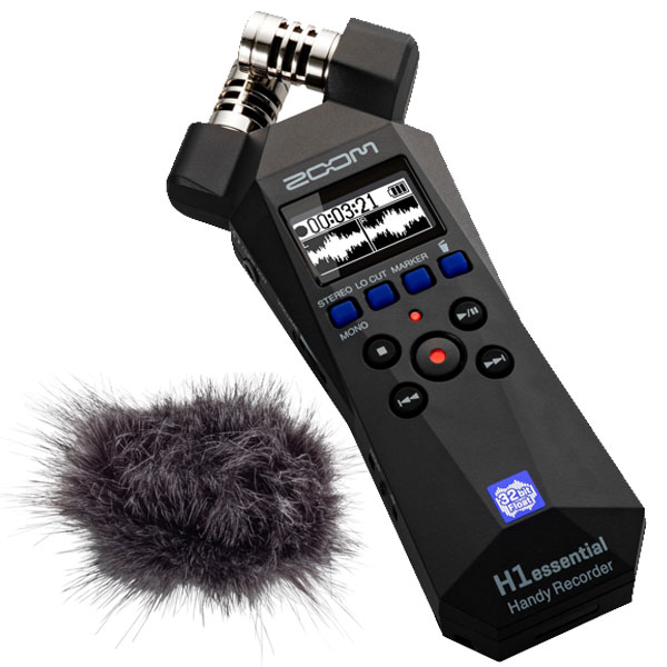 ZOOM ズーム H1essential + ウィンドスクリーン WSH-1e セット　ハンディーレコーダー