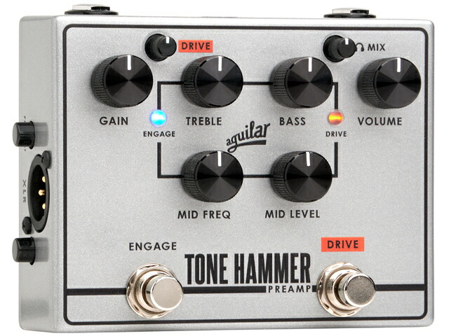 楽天市場】アギュラー ベースプリアンプ TONE HAMMER アダプター付