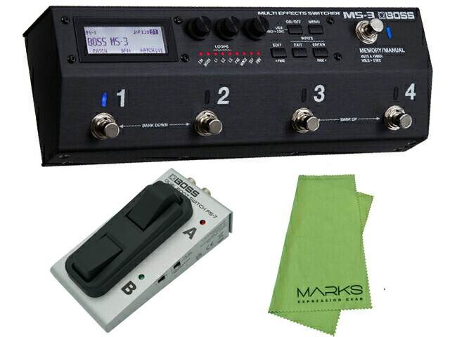 BOSS ボス MS-3 + FS-7 セット　マルチエフェクター 37,440円
