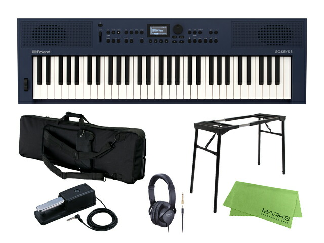 Roland ローランド GOKEYS3-MU 初心者お買い得セット ミッドナイトブルー シンセサイザー 48,600円