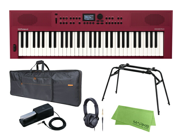 Roland ローランド GOKEYS3-RD 純正オプションセット ダークレッド シンセサイザー