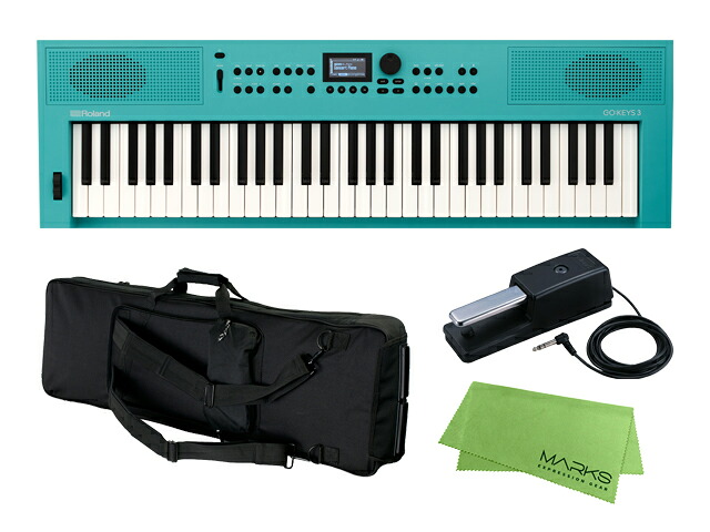 Roland ローランド GOKEYS3-TQ + KBB61 + DP-10セット ターコイズ シンセサイザー
