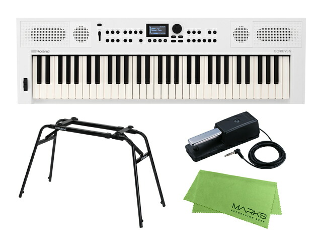 Roland ローランド GOKEYS5-WH + KS-13 + DP-10セット ホワイト シンセサイザー