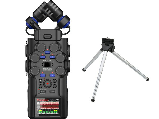 ZOOM 望遠レンズ H6studio + ミニ三脚 書き割り\u003cBR\u003e ハンデリコーダー