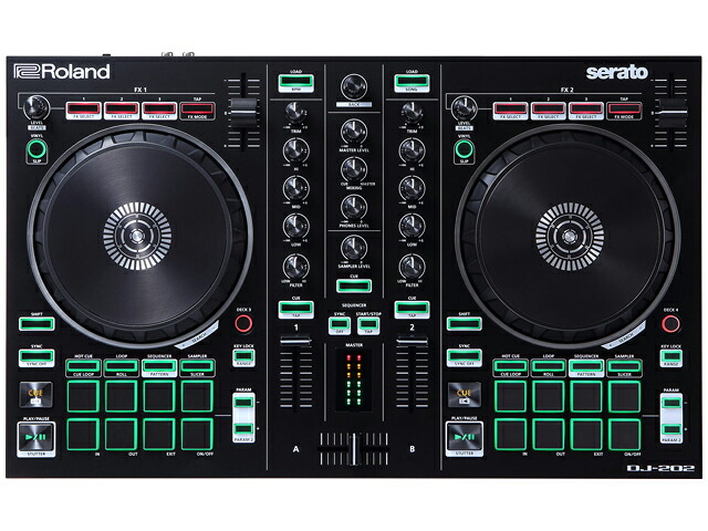 【先着限定最大12.5%OFFクーポン 7/18～】Roland ローランド DJ-202　DJコントローラー｜マークスミュージック店