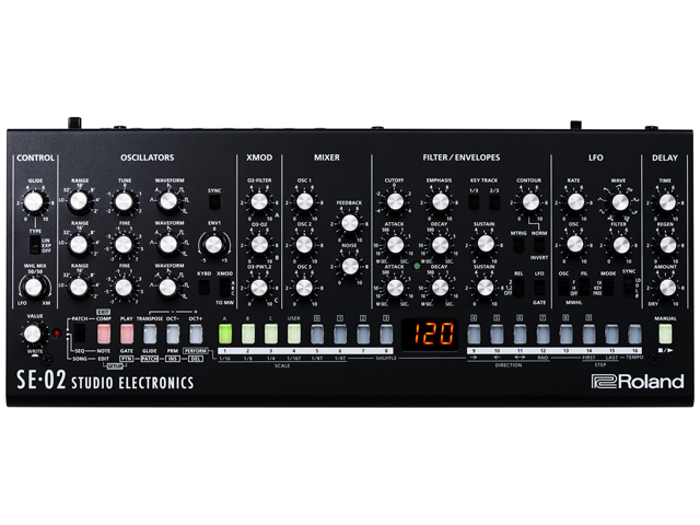 シルバー/レッド 【ほぼ新品】Roland Boutique SE-02 ローランド