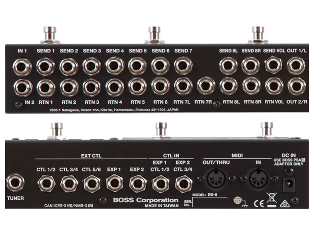 BOSS ES-8（新品） ギター・ベース | dermascope.com