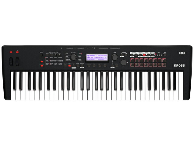 楽天市場】KORG KROSS 2 61鍵盤モデル Super Matte Black [KROSS2-61