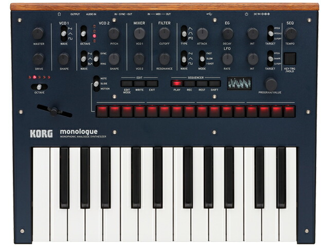 楽天市場】KORG monologue Monophonic Analogue Synthesizer 新品