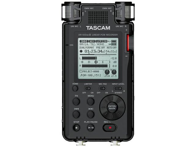 TASCAM タスカム DR-100MKIII［DR-100mk3］　オーディオレコーダー