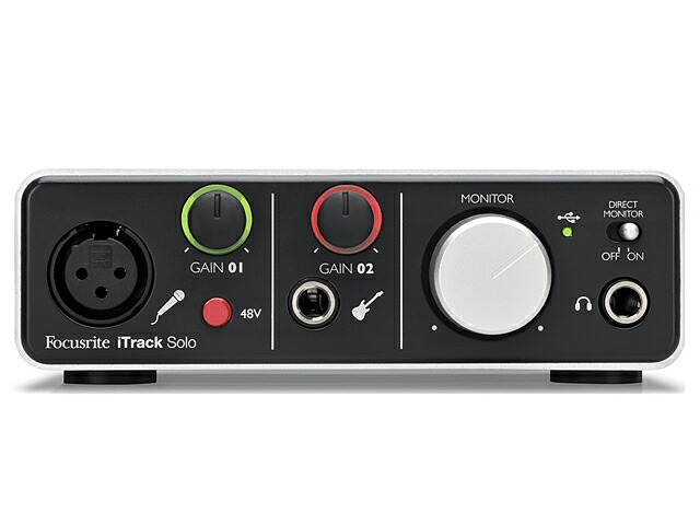 【先着限定最大12.5%OFFクーポン 7/18~】Focusrite iTrack Solo - Lightning オーディオインターフェイス|マークスミュージック店