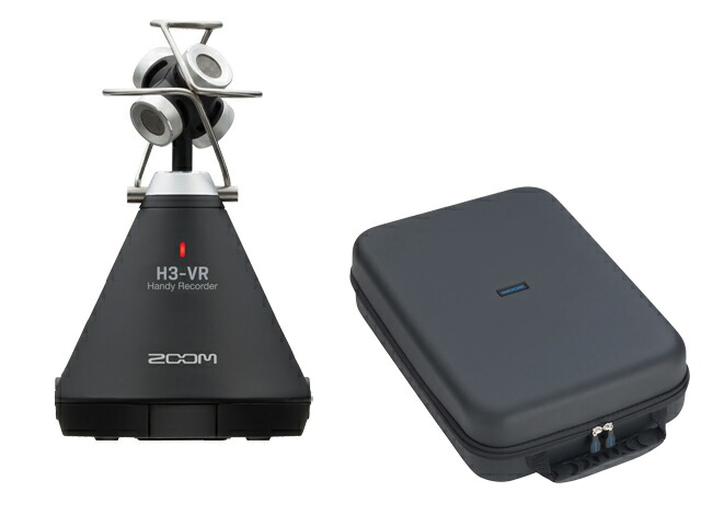 【先着限定最大12.5%OFFクーポン 7/18～】ZOOM ズーム H3-VR + SCU-40 セット　VRオーディオレコーダー｜マークスミュージック店 28,046円