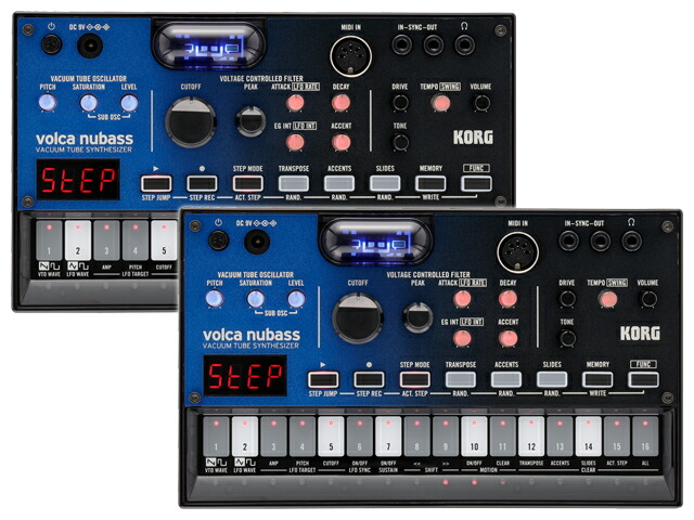 【まとめ買い】KORG コルグ volca nubass ２個セット　アナログシンセサイザー