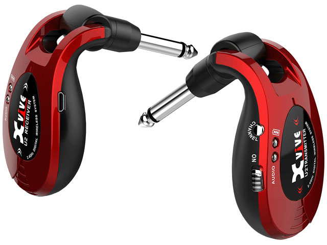 XVIVE エックスバイブ U2 Wireless Guitar System XV-U2/R レッド　ギターワイヤレスシステム