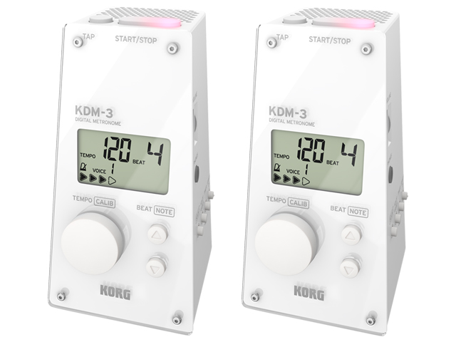 【まとめ買い】KORG コルグ KDM-3 WH ホワイト ２個セット　デジタル・メトロノーム