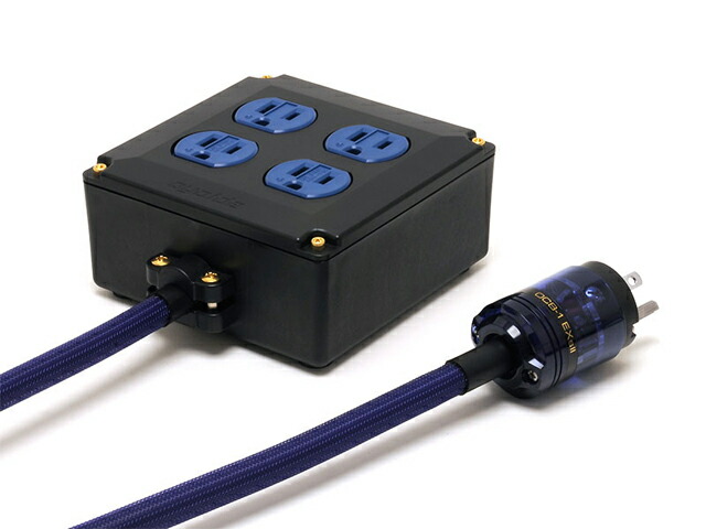 【先着限定最大12.5%OFFクーポン 7/18~】OYAIDE オヤイデ電気 OCB-1 EXs II 2.0m 電源タップ/3P-4口|マークスミュージック店