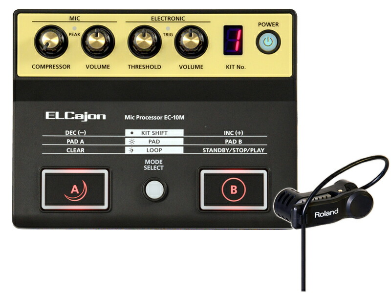 Roland ローランド EC-10M　カホン専用マイ ク・プロセッサー