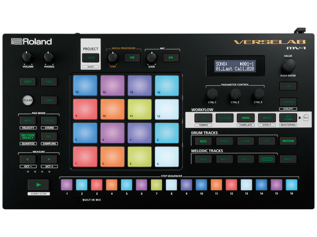 Roland ローランド VERSELAB MV-1　シーケンサー／ボーカルレコーダー