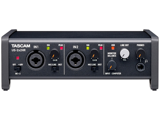 送料無料】TASCAM オーディオインターフェース US-1x2HR